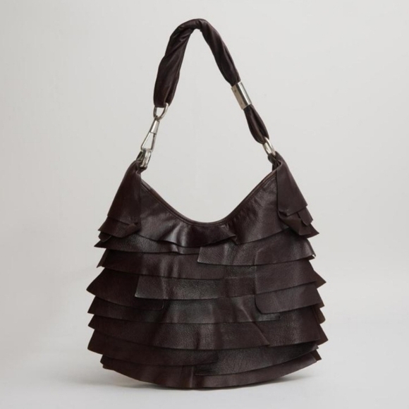 Y2K Yves Saint Laurent St. Tropez YSL Tom Ford Brown Leather Shoulder Handbag - Picture 7 of 17